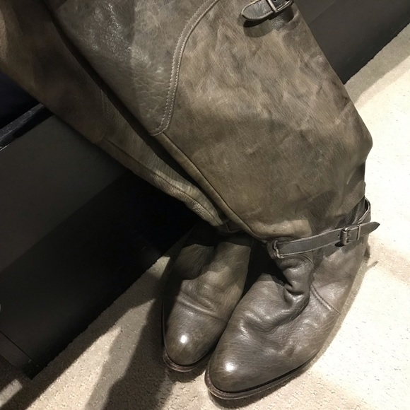 Frye Dorado Boots Dark Grey - Picture 1 of 6